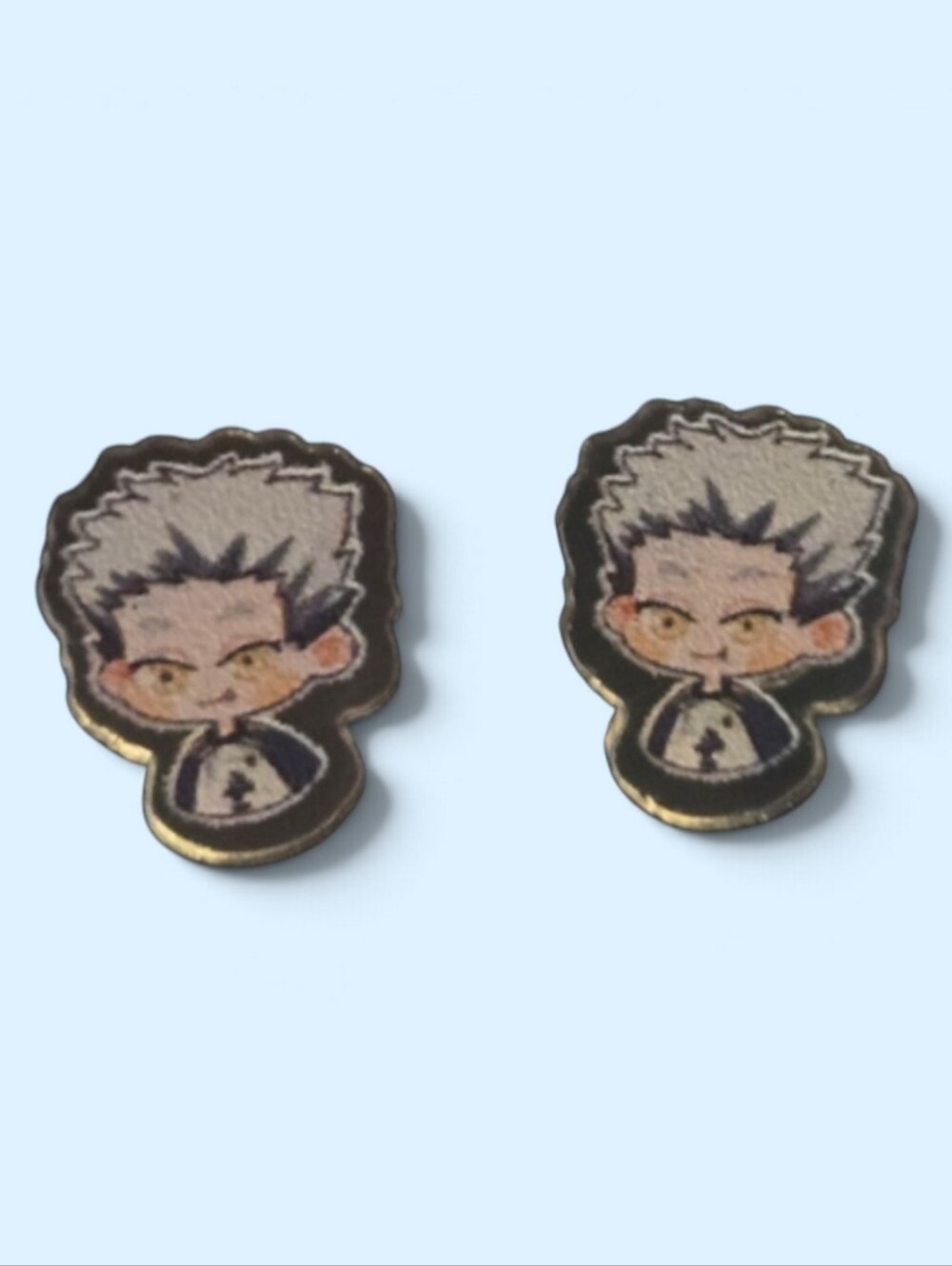 Anime Haikyuu!! Bokuto Kōtarō Stud Earrings